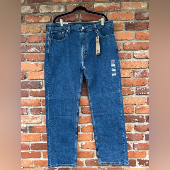 Levi’s NWT 559 Relaxed Straight Blue Denim Jeans 40x32 Cotton Stretch - Picture 1 of 9